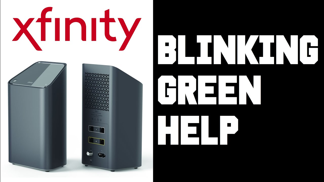 Xfinity Wifi Modem Router  Blinking Green Light 
