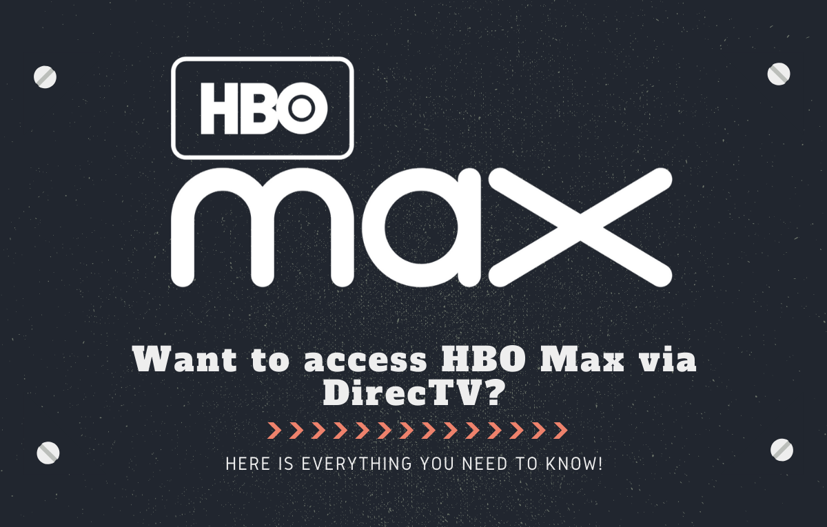 Watch HBO Max On DirecTV