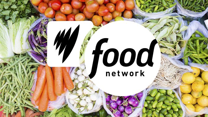 food netowrk logo with veggies