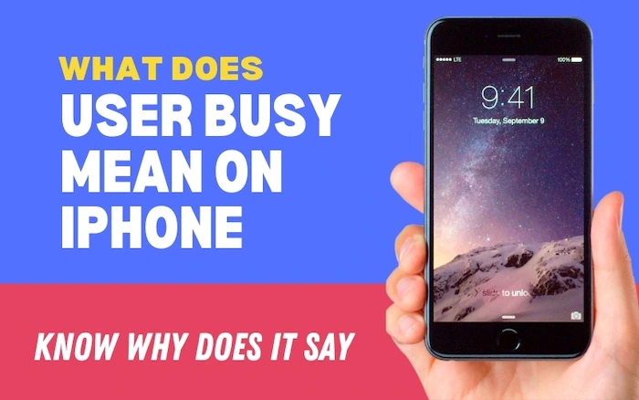 What Does User Busy Mean on iPhone? Fix It