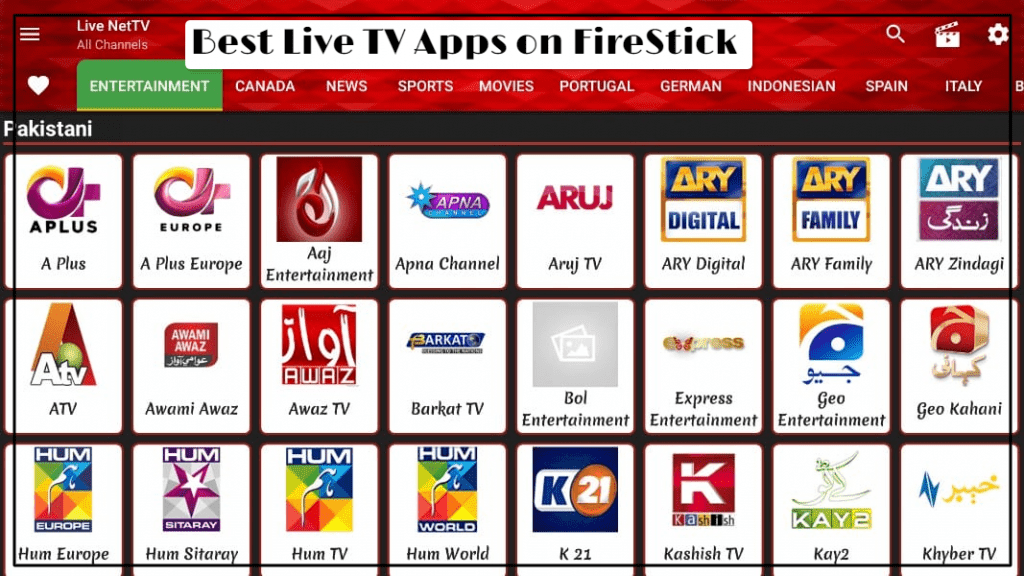Best Live TV Apps on FireStick