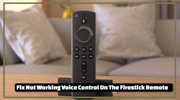 Fix Not Working Voice Control On The Firestick Remote
