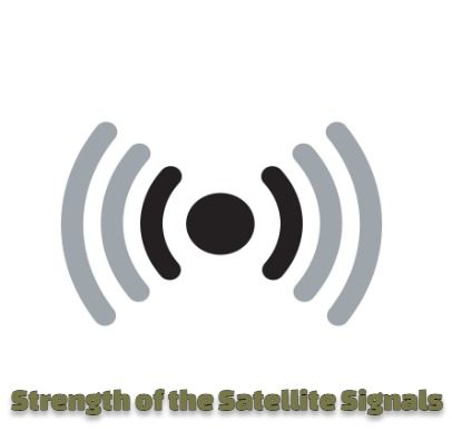 Strength of the Satellite Signals