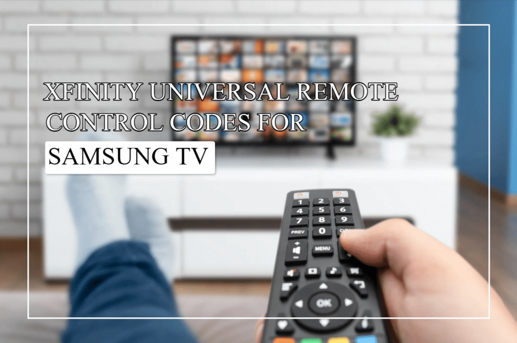 Xfinity Universal Remote Control Codes for Samsung TV
