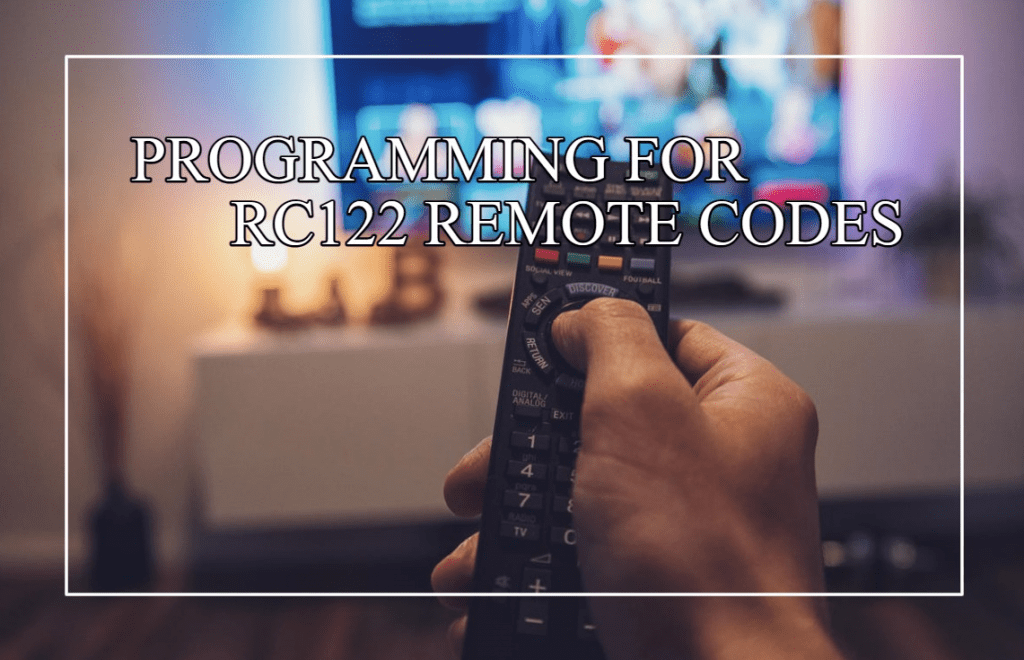 Program for RC122 Remote Codes