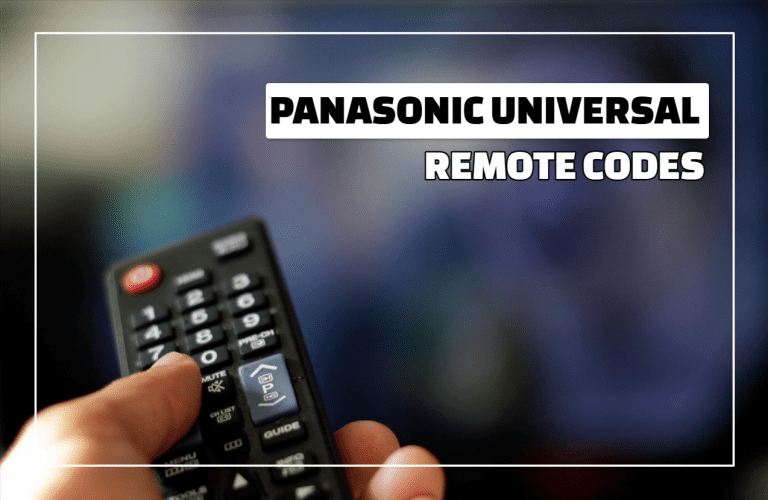 How To Program Panasonic Universal Remote Codes?