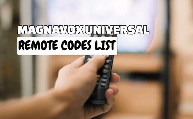 How To Program Magnavox Universal Remote Codes? (Quick Guide)