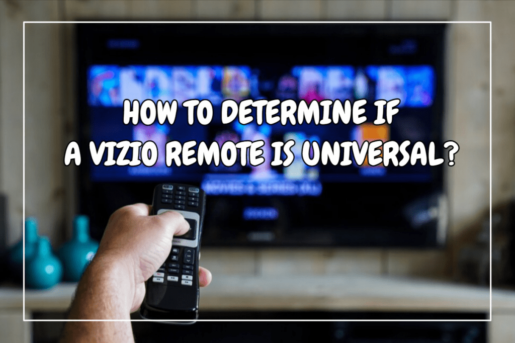 How To Determine if a Vizio Remote is Universal?