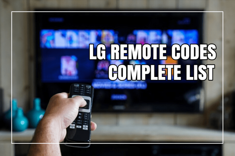 LG Universal Remote Codes: A Comprehensive Guide