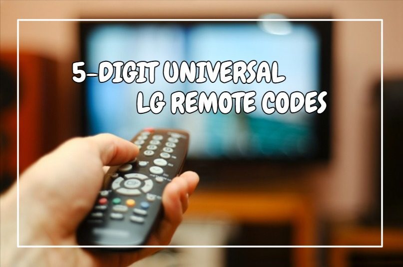 5-Digit Universal LG Remote Codes