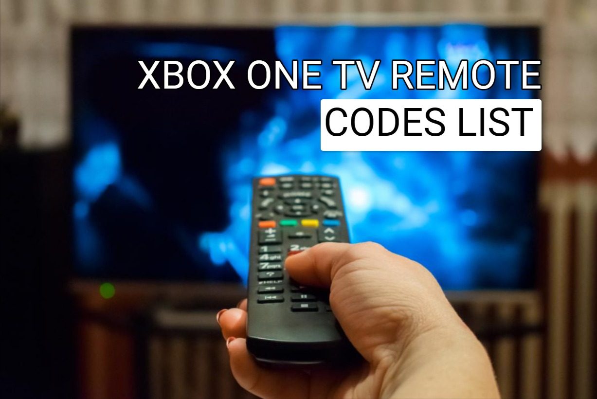 Xbox One TV Remote Codes List